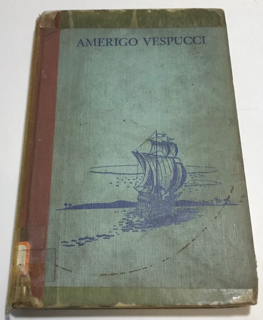 1956 Amerigo Vespucci by Nina Brown Baker FIRST EDITION Illustrated Hardcover