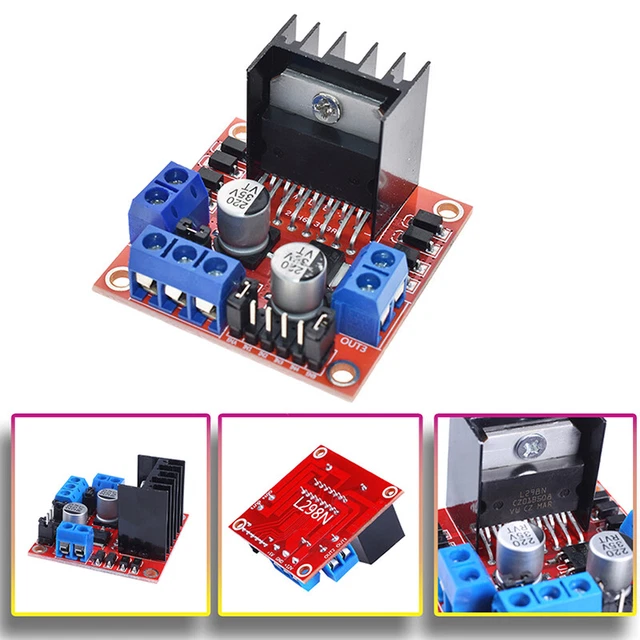 1-5PCS L298N DUAL H Bridge DC Stepper Motor Driver Controller Module ...