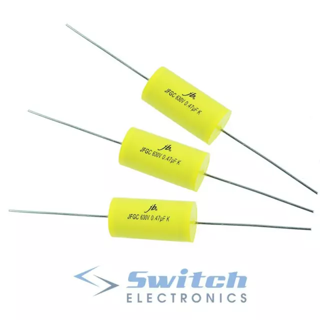 Axial Polypropylenfolie Kondensatorventil Metallfolie 630 V ±10% - 1nF bis 1000nF