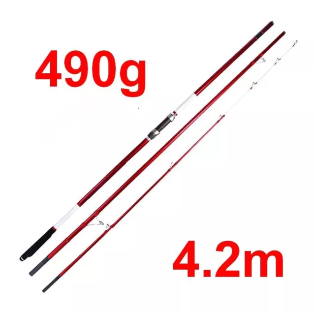 Surfcasting Boat Fishing Rod Spinning Pole Tackle Lure Carbon Super Hard Fast S