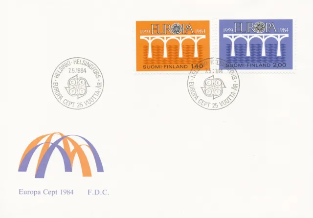 Finland 1984 FDC - Europa CEPT 25 Years 1959-1984