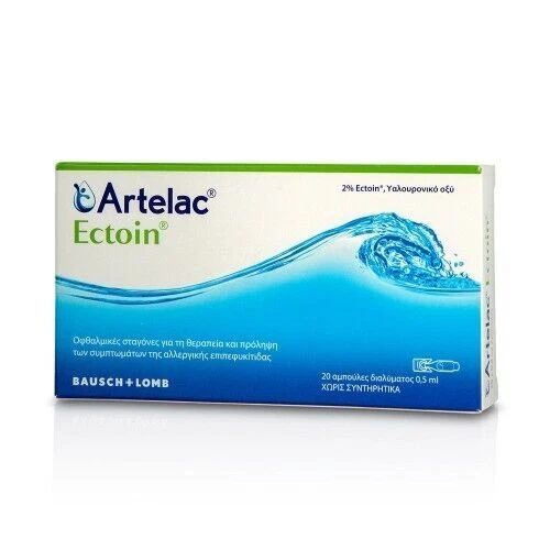 Bausch & Lomb Artelac Ectoin Gocce lubrificanti per occhi 20 amp x 0,5 ml