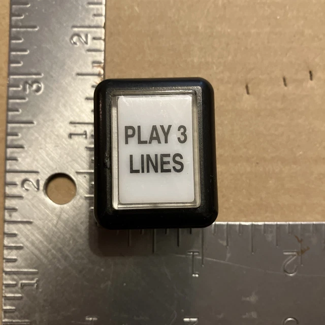 Bally Evo Play 3 Lines Button With Bulb
