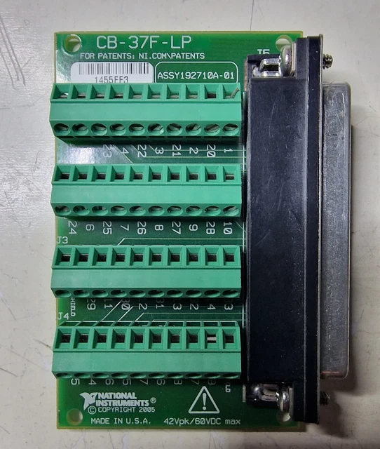 National Instruments NI CB-37F-LP Blocco terminale