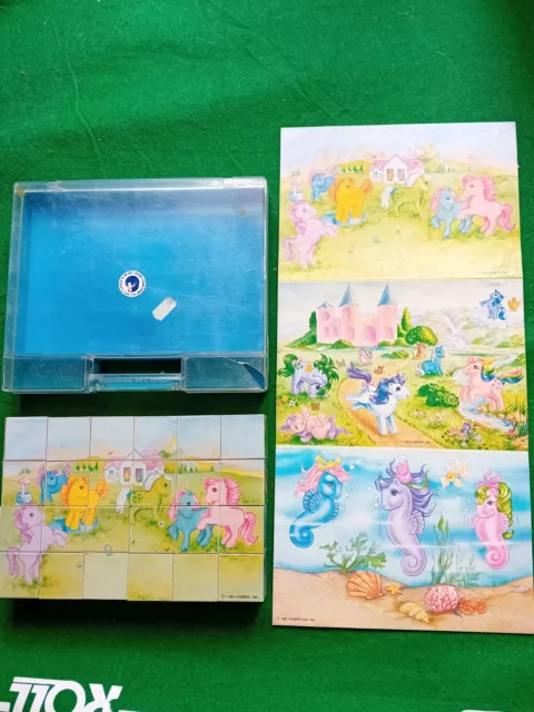 Jeu Puzzle 24 Cubes Vintage Mon Petit Poney My Little Pony Mein Kleines