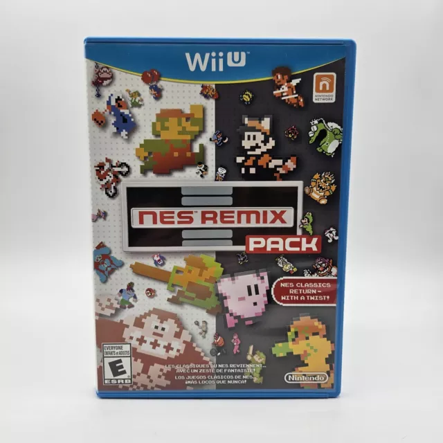 NES Remix Pack (Nintendo Wii U, 2014) Game Nintendo Selects Complete In Box  CIB