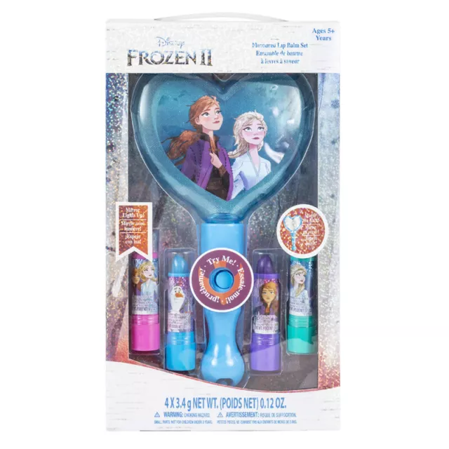 Disney - Frozen 2 Lip Balm Set 4pk With Mirror from Tates Toyworld