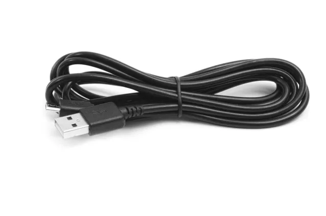2m USB Black Cable for SUNLUXY CV181-ES VigilabebÃ©s con Camara Baby Monitor