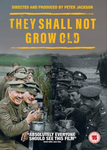 They Shall Not Grow Old DVD (2018) Peter Jackson cert 15 FREE Shipping, Save £s