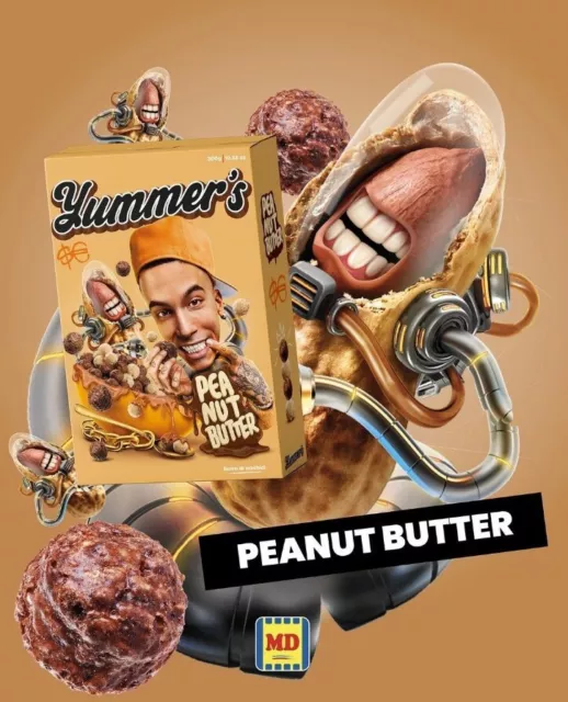 CEREALI YUMMERS SFERA EBBASTA LIMITED EDITION 300GR Peanut butter