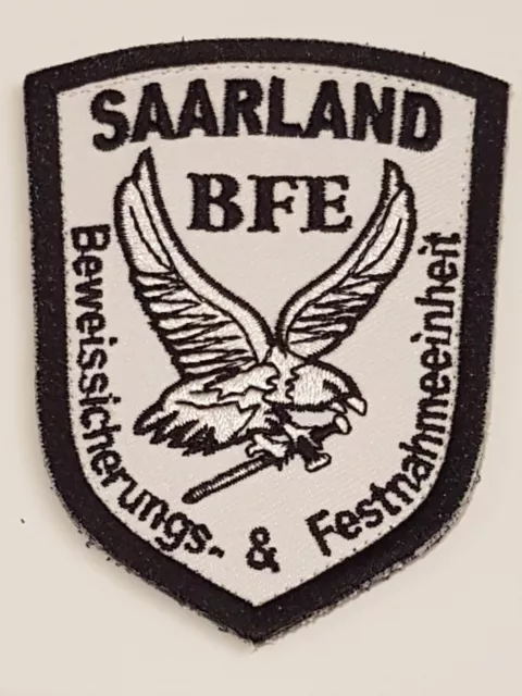 Police Saarland Bfe Fuse And Arrest Unit Badge Velcro