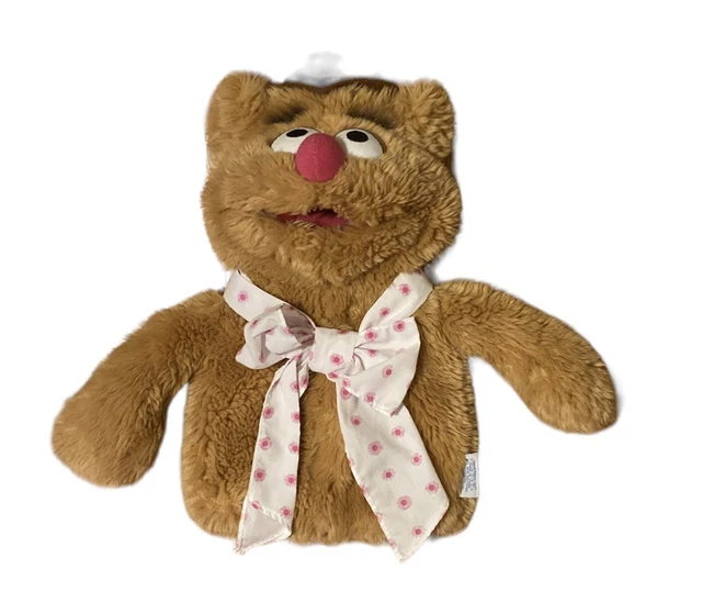Vtg EDEN Muppet FOZZIE BEAR Plush Hand Puppet Jim Henson