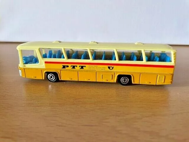 Miniatura De Ônibus Majorette 1/87 Ho Neoplan Ler Obs L1297