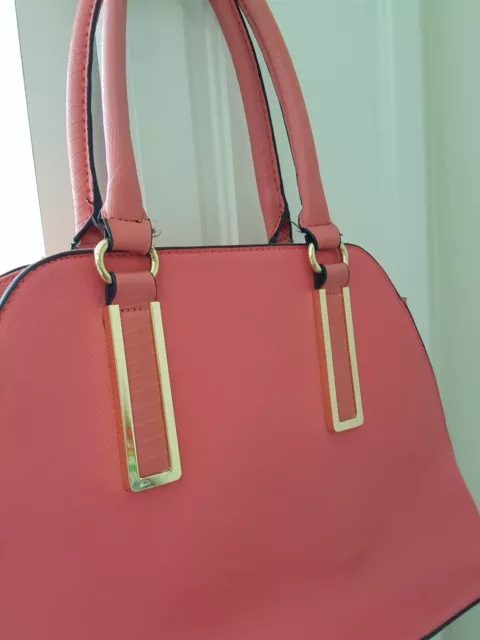 PINK Purse-Handbag Shoulder Tote Bag-Satchel APT9 KOHLS Faux Leather Imported