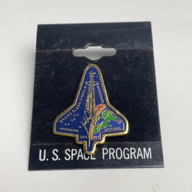 NASA PIN vtg STS-107 - Space Shuttle COLUMBIA Fiinal Mission Flight Enamel