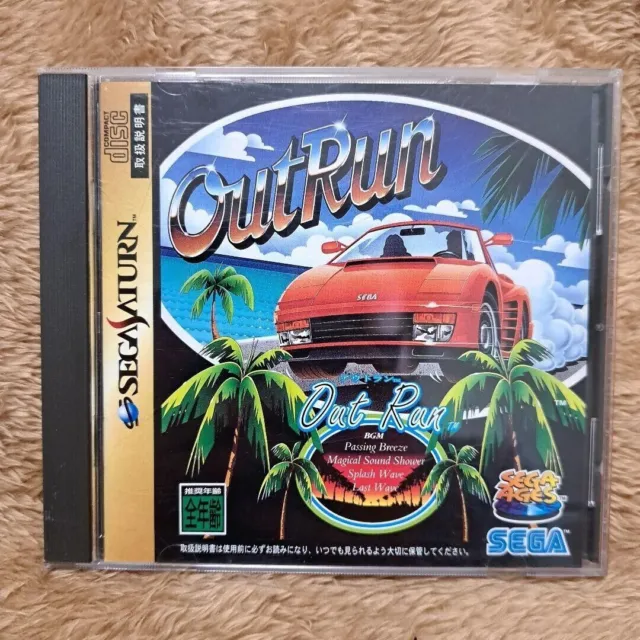 "OutRun" (Sega Saturn,1996) from japan