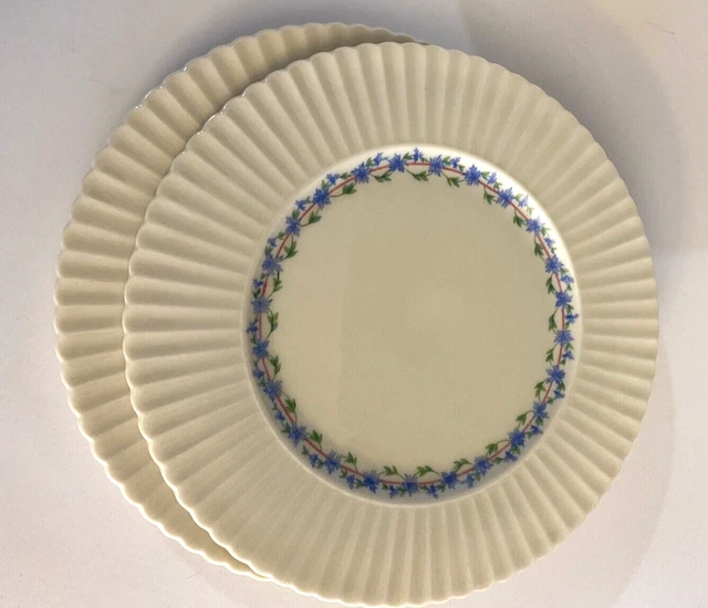 Lenox China ~  Priscilla ~ Salad Plates ~ 8 1/2" ~ Set of 2 ~ Gold Mark