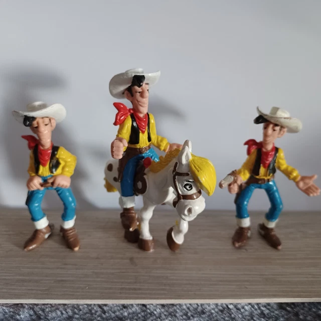 ANCIEN JOUET FIGURINE JOLLY JUMPER LUCKY LUKE plastic Dargaud 1984