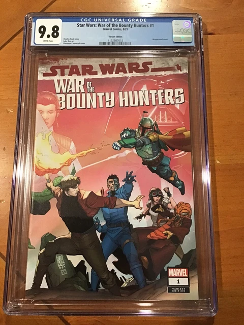 Star Wars: War of the Bounty Hunters #1 CGC 9.8 wrap around cover Camuncoli boba