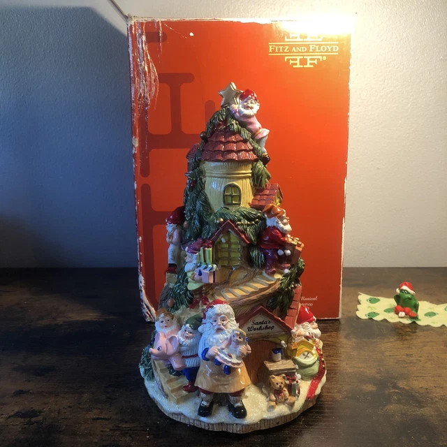 Fitz and Floyd Santa Express　オルゴール　クリスマス Fitz and Floyd Santa Expressオルゴールクリスマス