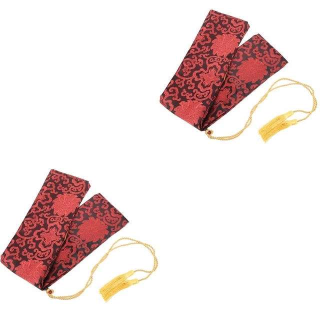 2x katanas portable soie katanas pochette en soie pour amis