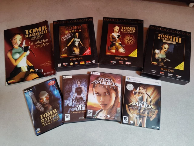 Lot De Jeux Tomb Raider Pour PC - Plusieurs Opus - État Correct