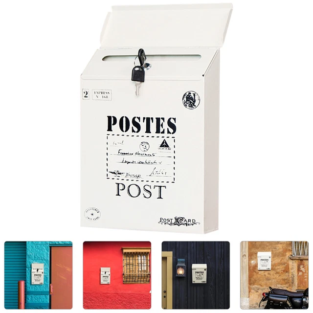 Wall Mount Mailboxes Hanging Mail Organizer Suggestion Box Office 12