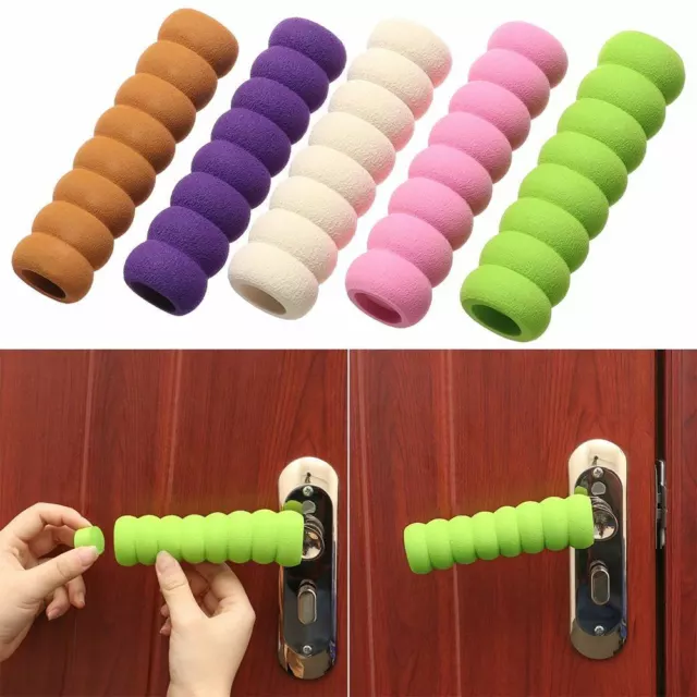 Soft Elastic Door Handle Foam Cover Doorknob Guard Protector Anti-collision Door