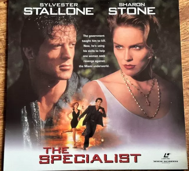 The Spécialiste États-unis Laserdisc Ntsc 1994Action Film W/Sylvester Stallone
