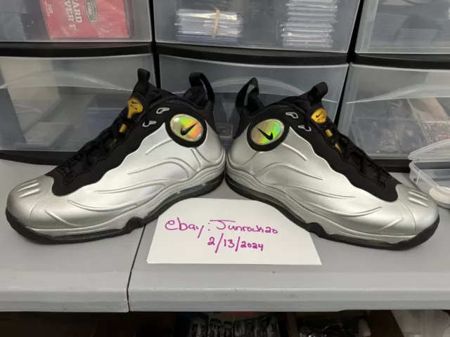 tim duncan foamposite silver