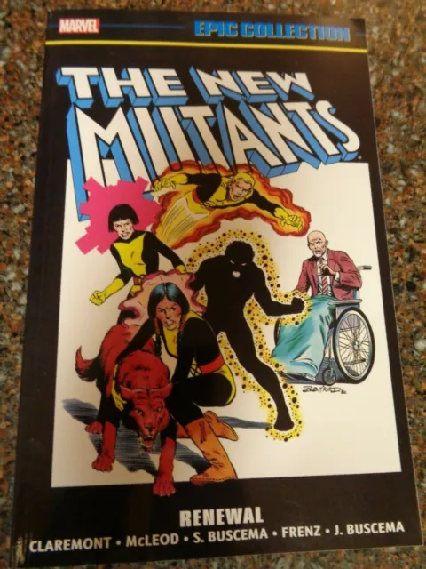 New Mutants Epic Collection 1: Renewal (Paperback, New) Claremont Marvel
