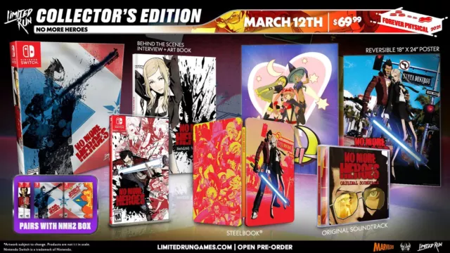 No More Heroes: Collectors Edition - Limited Run #99 - Nintendo Switch NEW