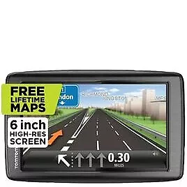 TOMTOM START 60 Sat Nav (Large 6'' NEW Screen) UK & Europe Free Lifetime Maps