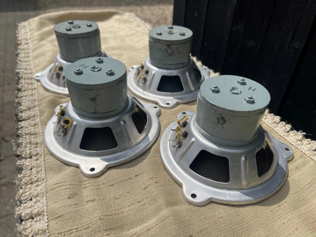 QUAD ( 4 ) 5.2" vintage high power Klangfilm Sachsenwerk tweeter speaker Alnico QUAD ( 4 ) 5.2" vintage high power Klangfilm Sachsenwerk tweeter speaker Alnico