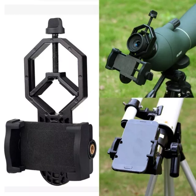 Universal Telescope Cell Phone Mount Adapter for Monocular Spotting Scope NEW US