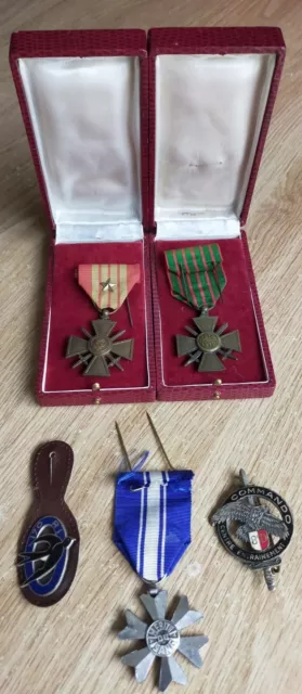 lot médailles militaires