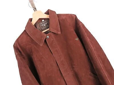 REPORTAGE RGA SUEDE BOMBER JACKET JACKE COAT MADE IN ITALY LEATHER STYLE size XL 44.24 PicClick UK