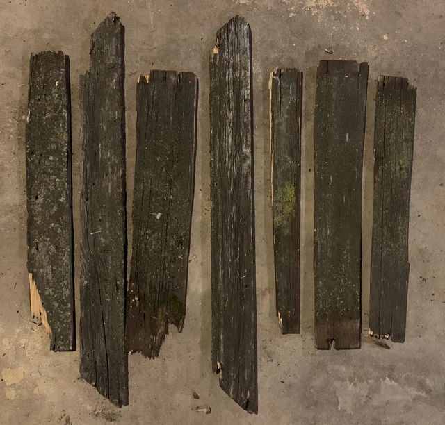 rustic barn wood raw boards DIY art projects denailed from 100 year old farm