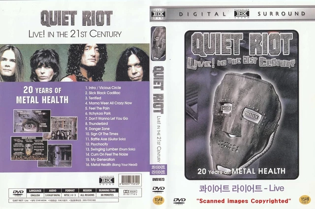 QUIET RIOT '89 Live In Japan DVD $49.99 - PicClick