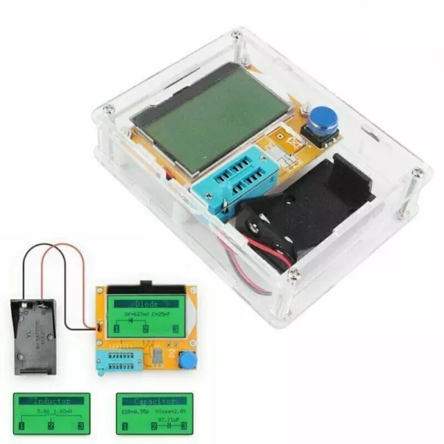 LCR-T4 MEGA328 Transistor Tester Capacitor ESR Diode Triode Capacitance Meter