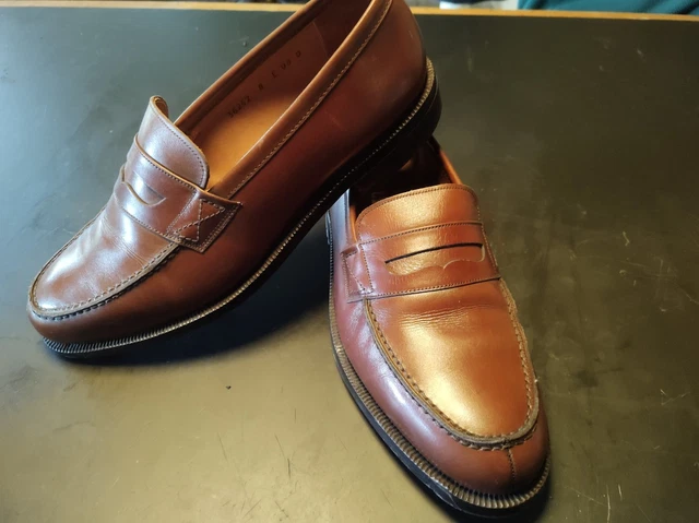 Derby Mack James En Cuir Vintage - Couleur Camel - Taille UK 6.5 / EU 40 - Occasion Très Bon état