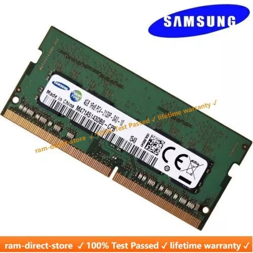 4GB Module MEMORY RAM DDR4 2133 Mhz Samsung SO DIMM PC4-17000 Skylake  Laptops 