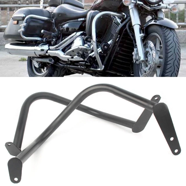 Engine Guard Crash Bars Protect For Yamaha V STAR XVS 1300 Deluxe Tourer Black