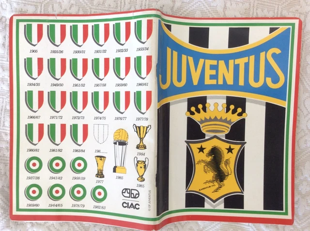 Patch à Broder JUVENTUS Football – Vintage Années 80 – Fabriqué En Italie