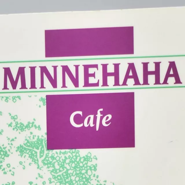 1994 Minnehaha Cafe Restaurant Menu Mystic lake Casino Hotel Prior Lake MN