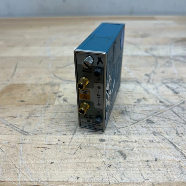02/  Tektronix SD24 20 GHz TDR Sampling Head SD-24 2 Channel Scope