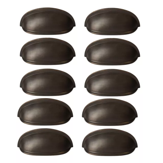 Kitchen Cupboard Cabinet Knob Oil Rubbed Bronze Handle Cup Pull Door Drawer Pull