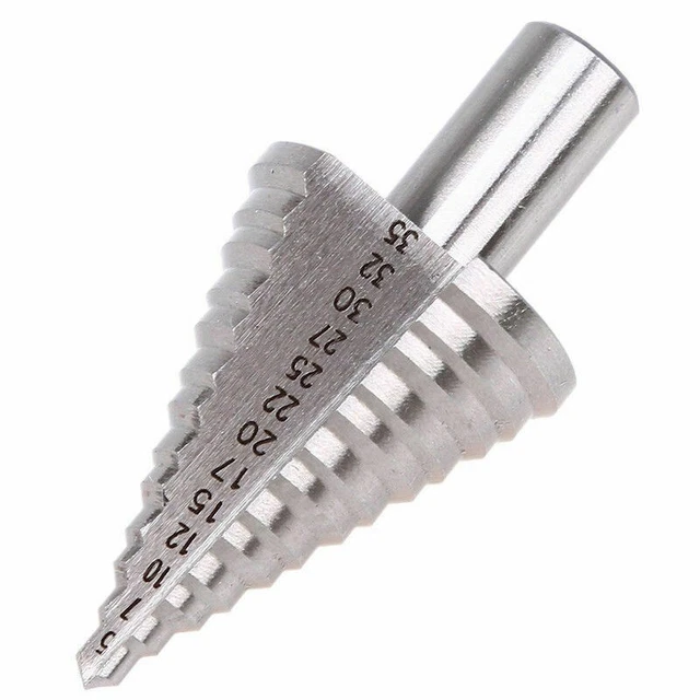 Alliage Aluminium Step Drill Bit 5-35mm Acier Haute Vitesse Couteau 13 for