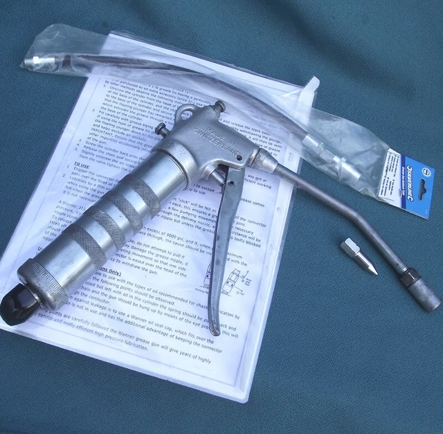 WANNER GREASE GUN / Pump, 315 High Pressure Inc Flex, Cone Nozzle