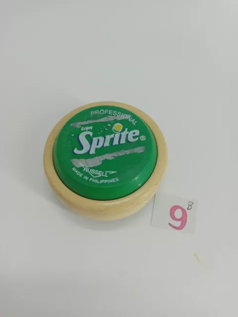 🔴 1980's Sprite  SUPER Spinner Yoyo, discolouration, needs string cracked NOS 9